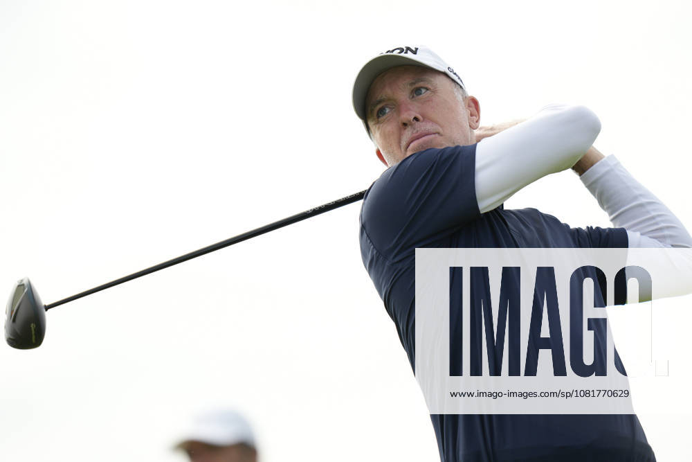 BALMEDIE, SCOTLAND - AUG 23: Martin Laird (SCO) plays from the eighth tee during Round 4 at the 2026 Nexo Championship at the Trump International Golf Links, Balmedie on August 23, 2026 in Aberdeenshire, Scotland The 2026 Nexo Championship
