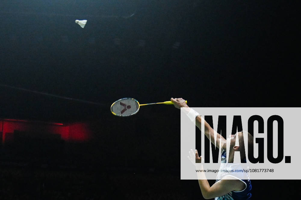 India BWF Championships 2026 Thom Gicquel of France and Delphine Delrue (not pictured) compete against Feng Yan Zhe and Huang Dong Ping of China during the Mixed Doubles Finals of the BWF World Championships 2026 in New Delhi, India, on August 23, 2026. New Delhi Delhi India