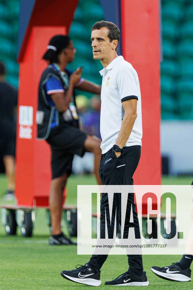 Sergio Ferreira head coach Of Fc Alverca seen during Betclic League game between teams of Sporting CP and FC Alverca (Luis Loureiro Ball Raw Images) Lisboa Estadio Jose Alvalade Portugal