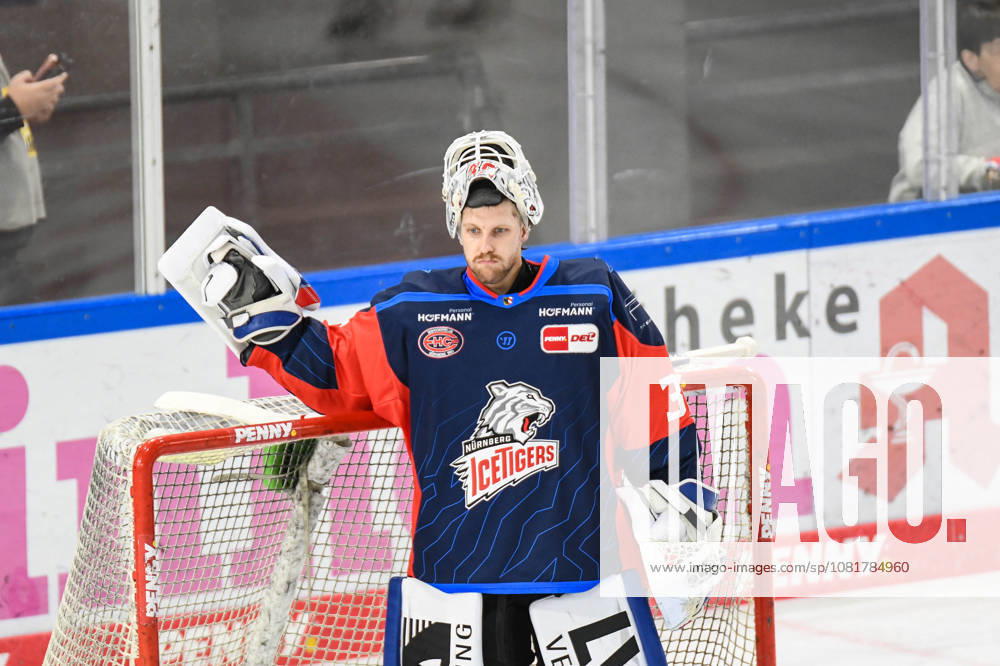 Nuernberg Ice Tigers vs. Loewen Frankfurt, Eishockey, Deutsche Eishockey Liga, Penny DEL, Vorbereitungsspiel, Gaeuboden Cup, Saison 2026 2027 am 23.08.2026 Luis Janett (Nuernberg Ice Tigers), Eishockey Herren, Deutsche Eishockey Liga, Penny DEL, Vorbereitungsspiel, Gaeuboden Cup, Saison 2026 2027 am 23.08.2026 im Eisstadion am Pulverturm, Nuernberg Ice Tigers (blau) gegen Loewen Frankfurt (weiss)