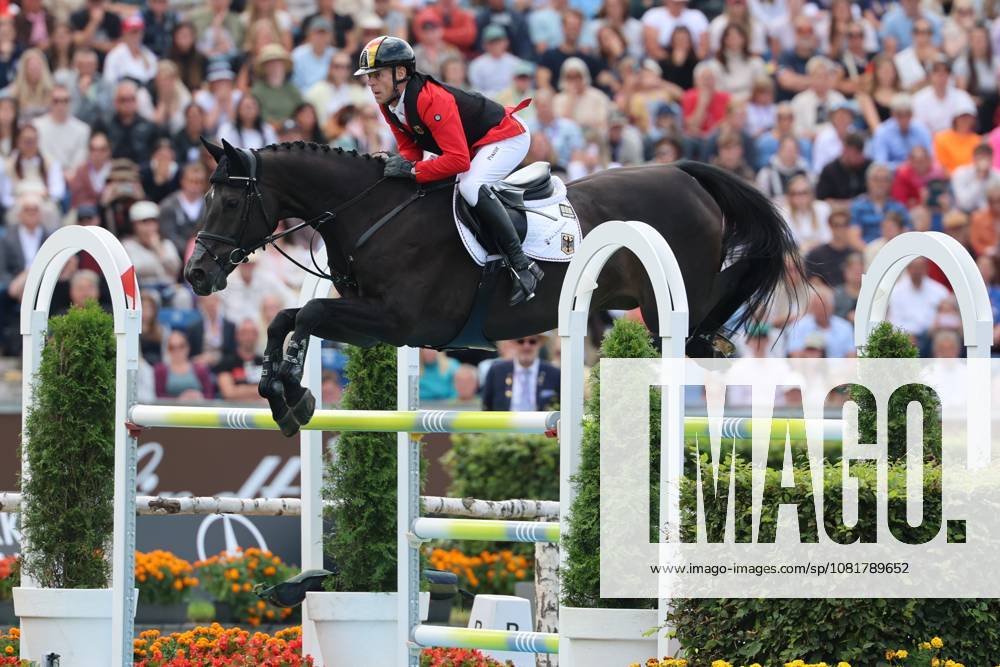 Marcus Ehning (GER, Deutschland) mit Pferd Coolio 42, Springen, FEI Jumping World Championship, WM, Weltmeisterschaft , FEI Jumping World Championship, Competition Individual Final, Longines-Prize, Longines-Preis, Finale Einzelwertung, Jumping , AACHEN - FEI World Championships 2026, Weltfest des Pferdesports, Reitsport Weltmeisterschaft 2026, Aachen 2026, Welcome Home 2026, Aachener Soers, 11. bis 23. August 2026, Reitsport, 23.08.2026, Aachen Aachener Soers Deutschland