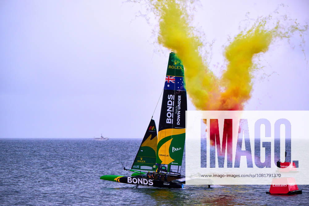 GER, Sail GP, Rockwool Germany Sail Grand Prix, Sassnitz, 22.-23.08.2026, Deutschland, Samstag, 23.08.2026, Renntag 2, BONDS FLYING ROOS - Sail GP Team - Australia; Driver - Tom Slingsby, gewinnt das Finale Rennen, GER, Sail GP, Rockwool Germany Sail Grand Prix, Sassnitz, 22.-23.08.2026, Deutschland, Samstag, 23.08.2026, Renntag 2,
