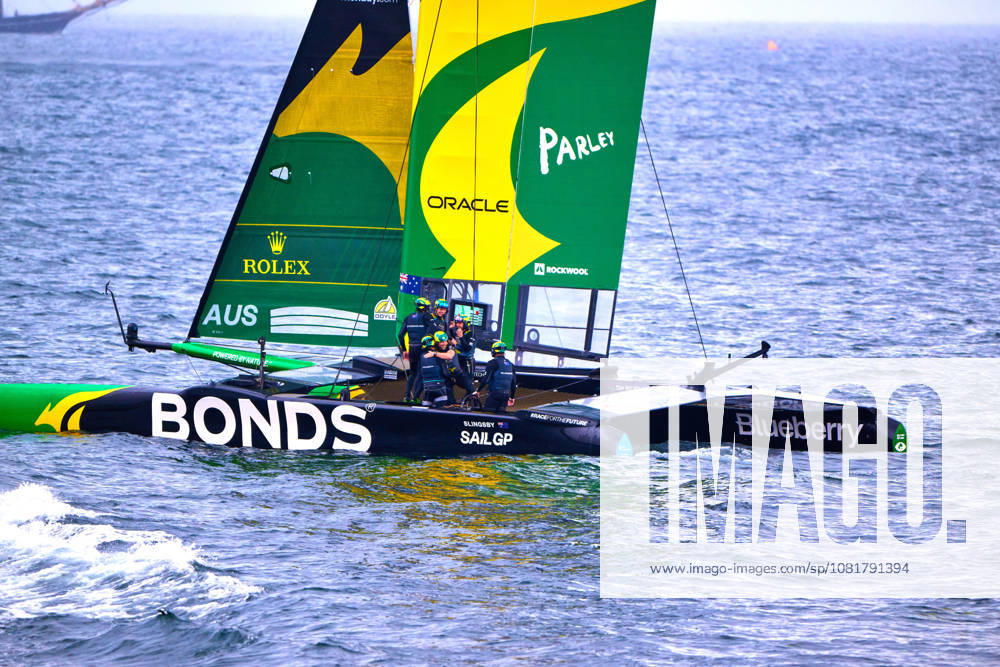 GER, Sail GP, Rockwool Germany Sail Grand Prix, Sassnitz, 22.-23.08.2026, Deutschland, Samstag, 23.08.2026, Renntag 2, BONDS FLYING ROOS - Sail GP Team - Australia; Driver - Tom Slingsby, gewinnt das Finale Rennen, GER, Sail GP, Rockwool Germany Sail Grand Prix, Sassnitz, 22.-23.08.2026, Deutschland, Samstag, 23.08.2026, Renntag 2,
