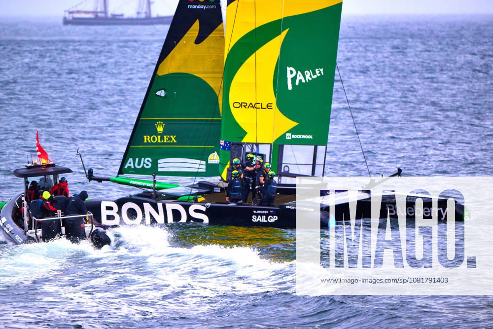 GER, Sail GP, Rockwool Germany Sail Grand Prix, Sassnitz, 22.-23.08.2026, Deutschland, Samstag, 23.08.2026, Renntag 2, BONDS FLYING ROOS - Sail GP Team - Australia; Driver - Tom Slingsby, gewinnt das Finale Rennen, GER, Sail GP, Rockwool Germany Sail Grand Prix, Sassnitz, 22.-23.08.2026, Deutschland, Samstag, 23.08.2026, Renntag 2,