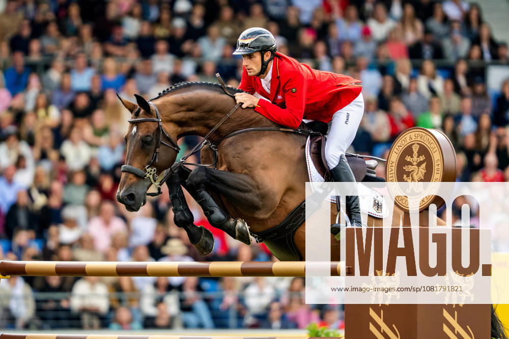 Richard Vogel auf United Touch S (GER) FEI Jumping World Championship, WM, Weltmeisterschaft Aachen 2026, Third Competition Individual Final, Longines-Prize, 23.08.2026 FEI Jumping World Championship Aachen 2026, Third Competition Individual Final, Longines-Prize, 23.08.2026 Aachen