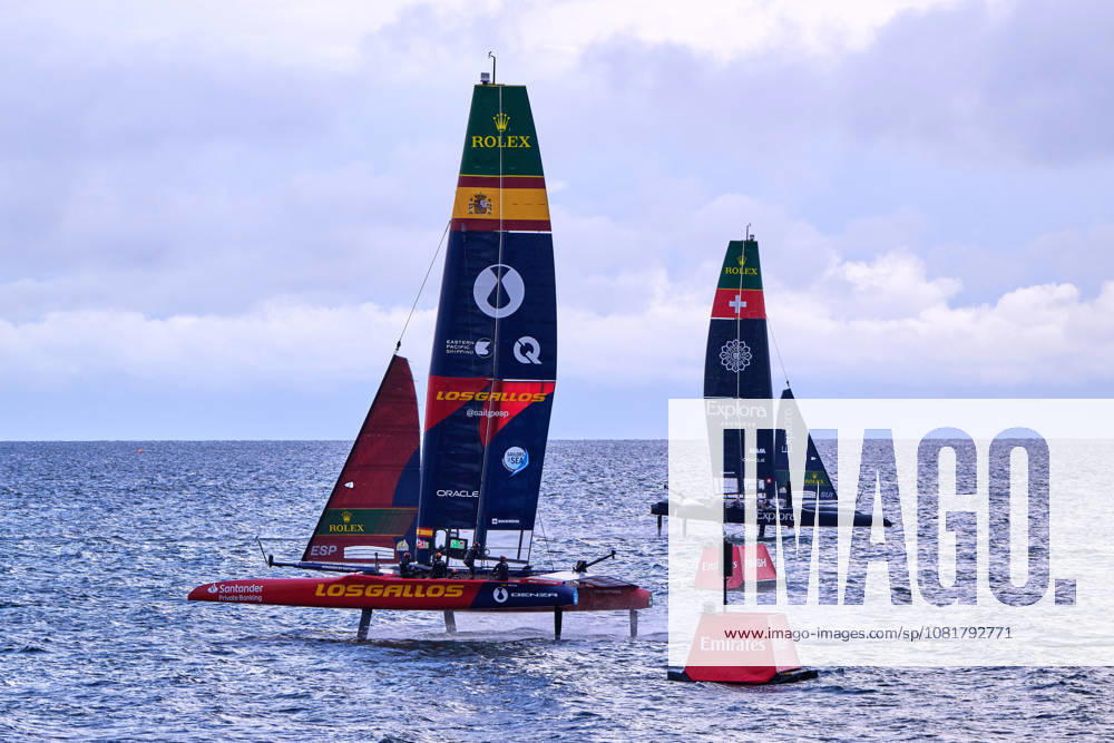 GER, Sail GP, Rockwool Germany Sail Grand Prix, Sassnitz, 22.-23.08.2026, Deutschland, Samstag, 23.08.2026, Renntag 2, LOS GALLOS - Sail GP Team - Spain; Driver - Diego Botin, EXPLORA JOURNEYS SWISS - Sail GP Team - Switzerland; Driver - Sebastien Schneiter, GER, Sail GP, Rockwool Germany Sail Grand Prix, Sassnitz, 22.-23.08.2026, Deutschland, Samstag, 23.08.2026, Renntag 2,