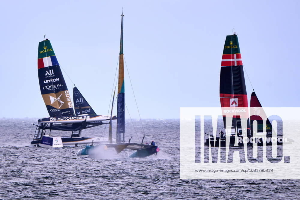 GER, Sail GP, Rockwool Germany Sail Grand Prix, Sassnitz, 22.-23.08.2026, Deutschland, Samstag, 23.08.2026, Renntag 2, DS AUTOMOBILES FRA - Sail GP Team - France; Driver - Quentin Delapierre, MUBADALA BRAZIL - Sail GP Team - Brazil; Driver - Martine Grael, ROCKWOOL RACING - Sail GP Team - Denmark; Driver - Nicolai Sehested, GER, Sail GP, Rockwool Germany Sail Grand Prix, Sassnitz, 22.-23.08.2026, Deutschland, Samstag, 23.08.2026, Renntag 2,