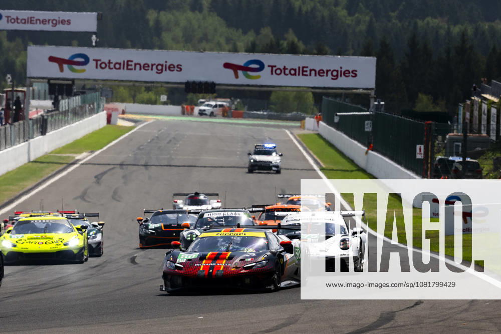 AUTO - ELMS - 4 HOURS OF SPA-FRANCORCHAMPS 2026 50 TOLEDO Custodio (usa), WADOUX Lilou (fra), AGOSTINI Riccardo (ita), Richard Mille AF Corse, Ferrari 296 LMGT3 Evo, LMGT3, action during the 4 Hours of Spa-Francorchamps, 4th round of the 2026 European Le Mans Series on the Circuit de Spa-Francorchamps from August 21 to 23, 2026 in Stavelot, Belgium - StavelotBelgium