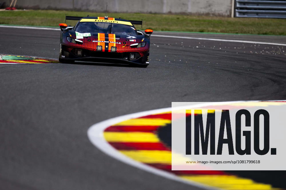 AUTO - ELMS - 4 HOURS OF SPA-FRANCORCHAMPS 2026 50 TOLEDO Custodio (usa), WADOUX Lilou (fra), AGOSTINI Riccardo (ita), Richard Mille AF Corse, Ferrari 296 LMGT3 Evo, LMGT3, action during the 4 Hours of Spa-Francorchamps, 4th round of the 2026 European Le Mans Series on the Circuit de Spa-Francorchamps from August 21 to 23, 2026 in Stavelot, Belgium - StavelotBelgium