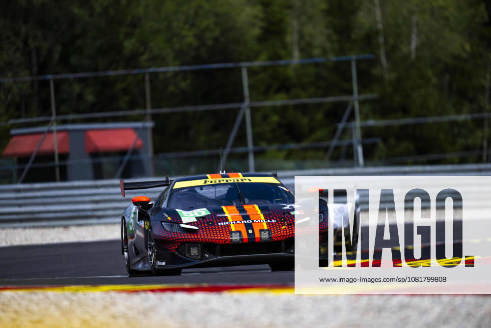AUTO - ELMS - 4 HOURS OF SPA-FRANCORCHAMPS 2026 50 TOLEDO Custodio (usa), WADOUX Lilou (fra), AGOSTINI Riccardo (ita), Richard Mille AF Corse, Ferrari 296 LMGT3 Evo, LMGT3, action during the 4 Hours of Spa-Francorchamps, 4th round of the 2026 European Le Mans Series on the Circuit de Spa-Francorchamps from August 21 to 23, 2026 in Stavelot, Belgium - StavelotBelgium