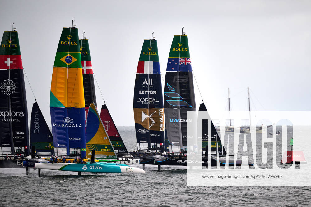 GER, Sail GP, Rockwool Germany Sail Grand Prix, Sassnitz, 22.-23.08.2026, Deutschland, Samstag, 23.08.2026, Renntag 2, BLACK FOILS - Sail GP Team - New Zealand; Driver - Peter Burling, DS AUTOMOBILES FRA - Sail GP Team - France; Driver - Quentin Delapierre, MUBADALA BRAZIL - Sail GP Team - Brazil; Driver - Martine Grael, ROCKWOOL RACING - Sail GP Team - Denmark; Driver - Nicolai Sehested, EXPLORA JOURNEYS SWISS - Sail GP Team - Switzerland; Driver - Sebastien Schneiter, GER, Sail GP, Rockwool Germany Sail Grand Prix, Sassnitz, 22.-23.08.2026, Deutschland, Samstag, 23.08.2026, Renntag 2,