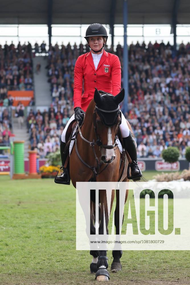 Sophie Hinners (GER, Deutschland) mit Pferd Iron Dames Singclair, FEI Jumping World Championship, WM, Weltmeisterschaft Third Competition Individual Final LONGINES-Prize, Longines-Preis, Parcourbesichtigung, Springen, Jumping, AACHEN - FEI World Championships 2026, Finale Weltfest des Pferdesports, Reitsport Weltmeisterschaft 2026, Aachen 2026, Welcome Home 2026, Aachener Soers, 11. bis 23. August 2026, Reitsport, 23.08.2026, Aachen Aachener Soers Deutschland
