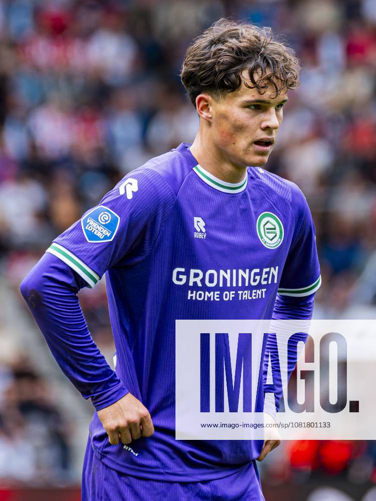 EINDHOVEN - Thom van Bergen of FC Groningen during the Eredivisie match between PSV Eindhoven and FC Groningen at the Philips Stadium on August 23, 2026 in Eindhoven, the Netherlands. KEVIN SENDERS ANP Eredivisie 2026 27 ANPxSportx xMarcelxterxBalsxIVx 566111673 originalFilename: 566111673