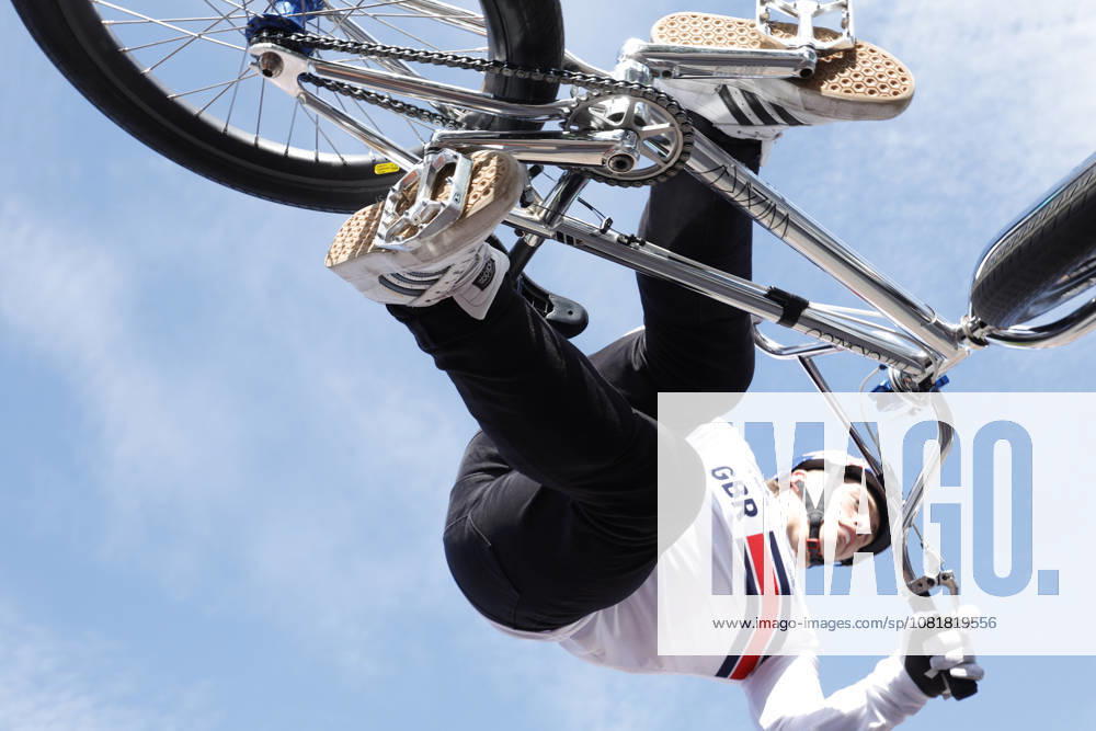 Finale Männer bei der UEC BMX Freestyle Park Europameisterschaft in Darmstadt Ausrichter VC Darmstadt hier Kieran Reilly (GBR) Darmstadt Hessen Deutschland