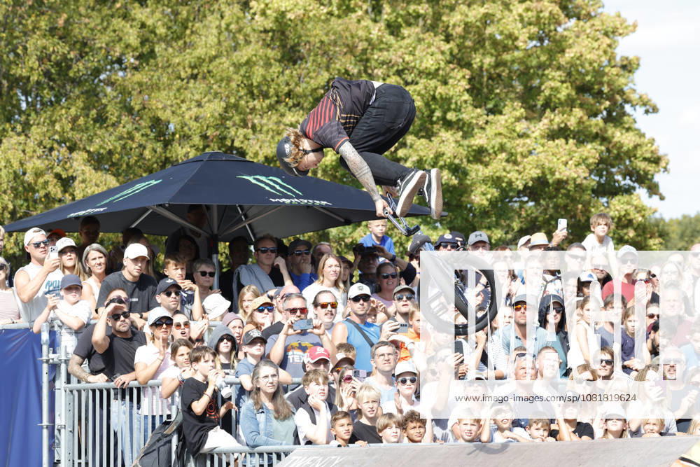 Finale Männer bei der UEC BMX Freestyle Park Europameisterschaft in Darmstadt Ausrichter VC Darmstadt hier Dean Florian Darmstadt Hessen Deutschland