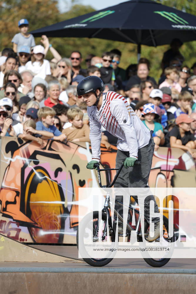 Finale Männer bei der UEC BMX Freestyle Park Europameisterschaft in Darmstadt Ausrichter VC Darmstadt hier Lars Kindermann (GER) Darmstadt Hessen Deutschland