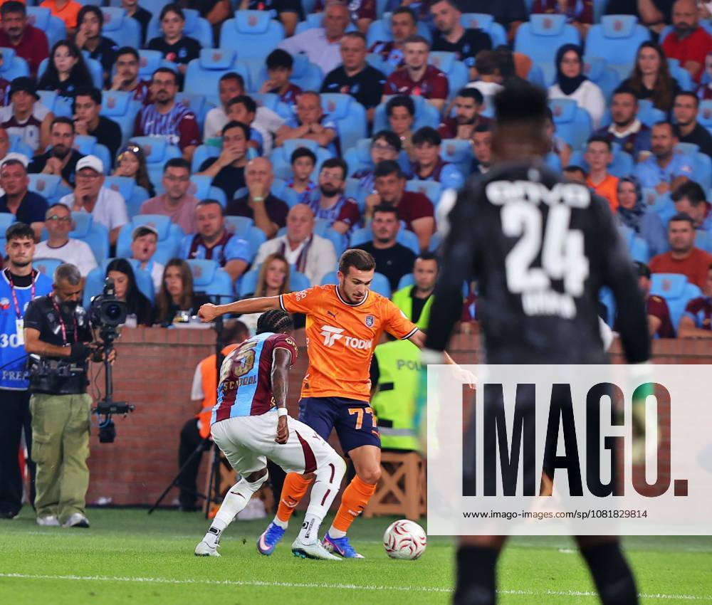 Trabzonspor v Basaksehir - Turkish Super Lig TRABZON, TURKIYE - AUGUST 23: Ivan Brnic (77) of Trabzonspor in action during the Turkish Super Lig week 2 football match between Trabzonspor and Istanbul Basaksehir at Papara Park in Trabzon, Turkiye on August 23, 2026. Hamza Onder Kuloglu Anadolu Trabzon Turkey. Editorial use only. Please get in touch for any other usage.
