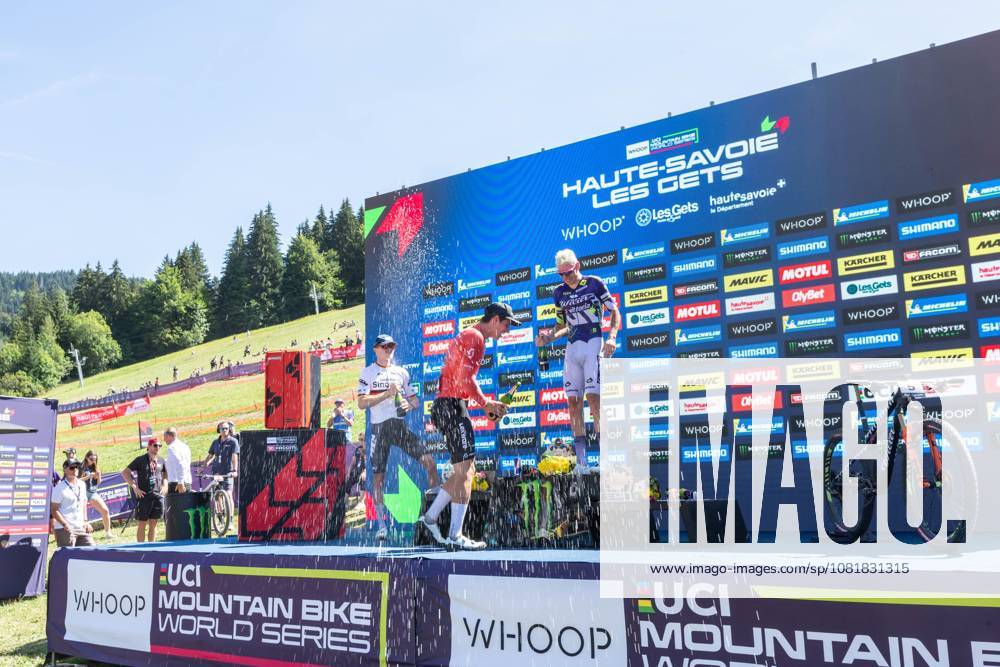 UCI coupe du monde Cross country moins de 23 ans hommes Compagnon Michel MAXPPP - Les Gets 23 08 2026 UCI coupe du monde Cross country moins de 23 ans hommes 1er Pedersen Hebi Gustav 2eme Kruger Benjamin Germany 3eme Schehl Paul Germany The 2026 UCI Mountain Bike World Series