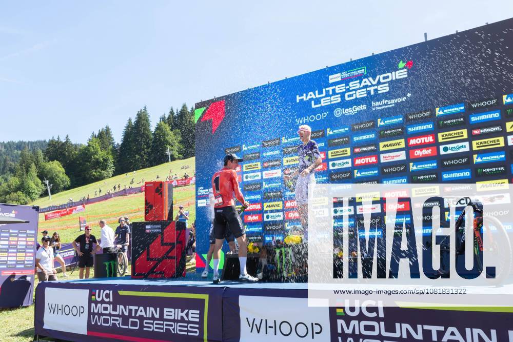 UCI coupe du monde Cross country moins de 23 ans hommes Compagnon Michel MAXPPP - Les Gets 23 08 2026 UCI coupe du monde Cross country moins de 23 ans hommes 1er Pedersen Hebi Gustav 2eme Kruger Benjamin Germany 3eme Schehl Paul Germany The 2026 UCI Mountain Bike World Series