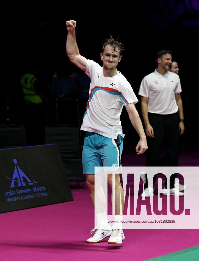 2026 BWF World Championships Men s Singles Finals: France vs Japan New Delhi, Aug 23 (ANI): France s Alex Lanier celebrates as he claims gold in the men s singles final match against Japan s Kodai Naraoka at the BWF World Championships at Indira Gandhi Indoor Stadium, in New Delhi on Sunday. NEW DELHI Delhi India