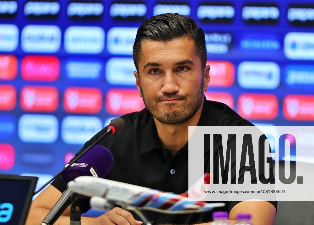 Trabzonspor v Basaksehir - Turkish Super Lig TRABZON, TURKIYE - AUGUST 23: Istanbul Basaksehir head coach Nuri Sahin speaks during a press conference, PK, Pressekonferenz following the Turkish Super Lig 2nd week match between Trabzonspor and Istanbul Basaksehir, in Trabzon, Turkiye on August 23, 2026. Hamza Onder Kuloglu Anadolu Trabzon Turkey. Editorial use only. Please get in touch for any other usage.