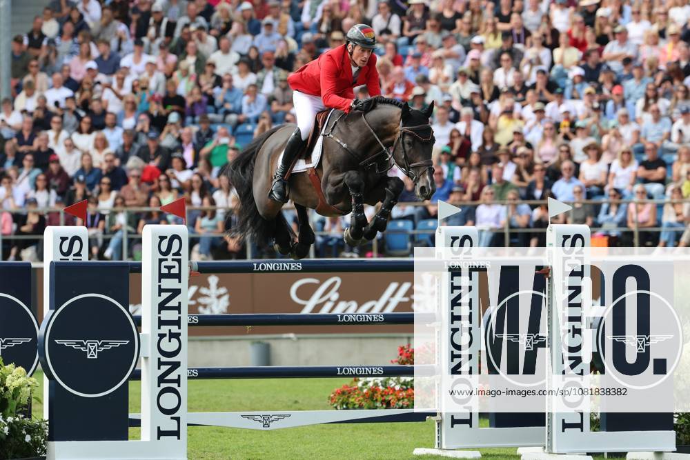 Daniel Deusser (GER, Deutschland) mit Pferd Otello de Guldenboom, Springen, FEI Jumping World Championship, WM, Weltmeisterschaft , FEI Jumping World Championship, Competition Individual Final, Longines-Prize, Longines-Preis, Finale Einzelwertung, Jumping , AACHEN - FEI World Championships 2026, Weltfest des Pferdesports, Reitsport Weltmeisterschaft 2026, Aachen 2026, Welcome Home 2026, Aachener Soers, 11. bis 23. August 2026, Reitsport, 23.08.2026, Aachen Aachener Soers Deutschland