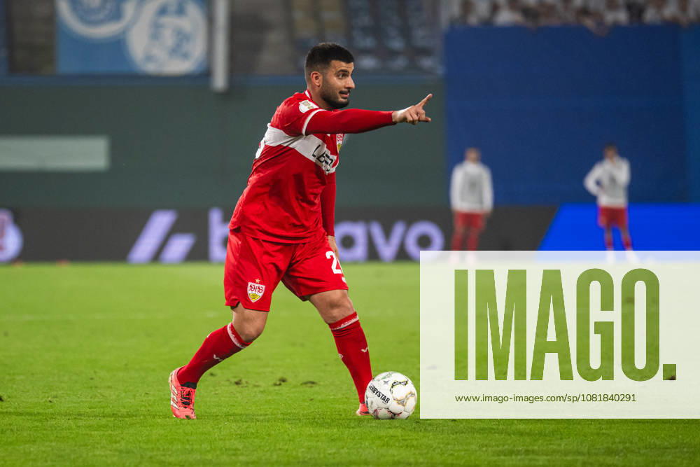 Rostock, Deutschland 21. August 2026: DFB-Pokal - 2026 2027 - 1. Runde - FC Hansa Rostock gegen VfB Stuttgart Im Bild: Deniz Undav (VfB Stuttgart) DFB DFL regulations prohibit any use of photographs as image sequences and or quasi-video