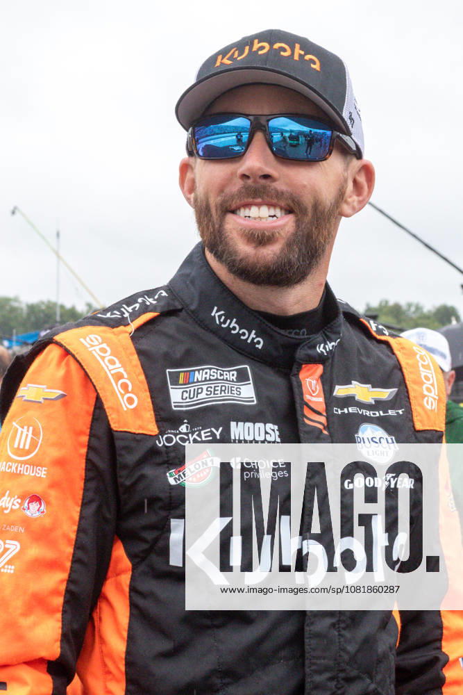 LOUDON, NH - AUGUST 23: Ross Chastain ( 1 Trackhouse Racing Kubota Chevrolet) on the grid prior to the start of the NASCAR, Motorsport, USA Cup Series Dollar Tree 301 on August 23, 2026, at New Hampshire Motor Speedway in Loudon, NH. (Photo by David Hahn Icon Sportswire) AUTO: AUG 23 NASCAR Cup Series Dollar Tree 301 Icon260823033