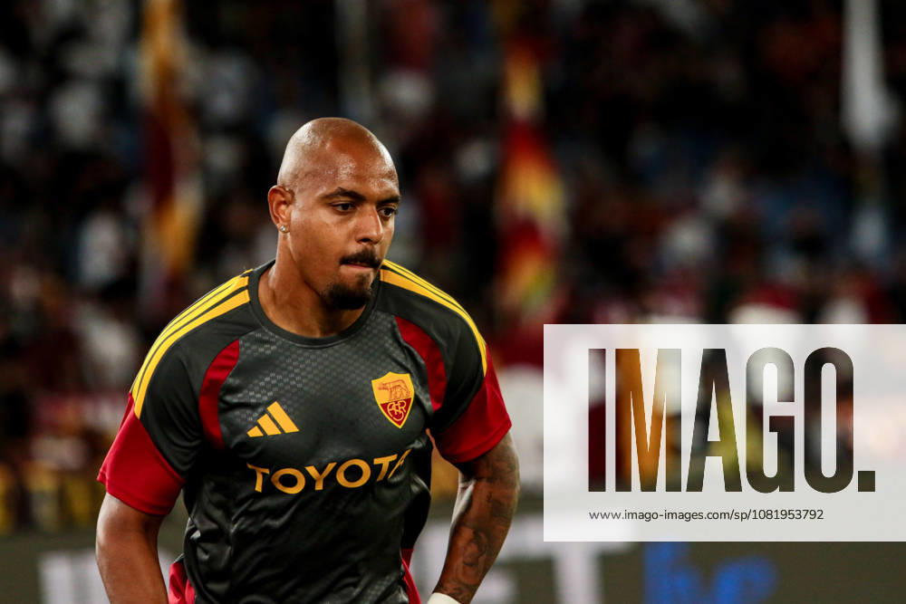 IPA87770695 - Donyell Malen of AS Roma during the AS Roma vs. ACF Fiorentina Serie A soccer match in Rome, Italy, on August 24, 2026