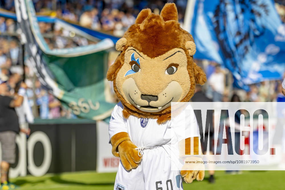 München, Deutschland 22. August 2026: DFB-Pokal - 2026 2027 - 1. Runde - TSV 1860 München gegen Holstein Kiel Im Bild: Maskottchen Sechzgerl DFB DFL regulations prohibit any use of photographs as image sequences and or quasi-video Grünwalder Stadion Bayern