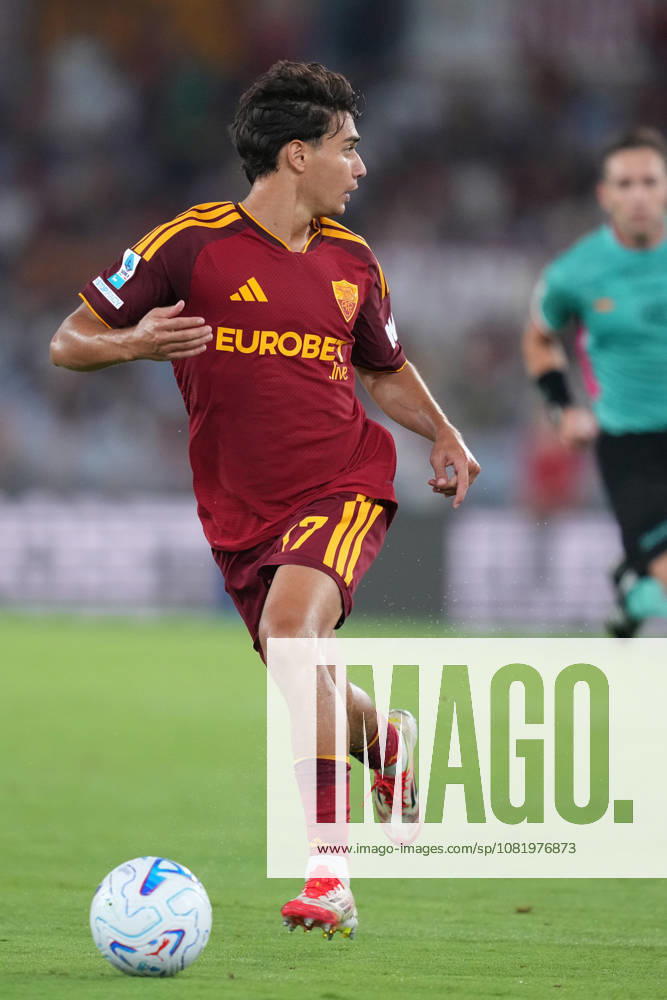 Romas Emanuele Lulli during the Serie A EniLive soccer match between Roma and Fiorentina at the Rome s Olympic stadium, Italy - Monday August 24, 2026 - Soccer ( Photo by Alfredo Falcone LaPresse )