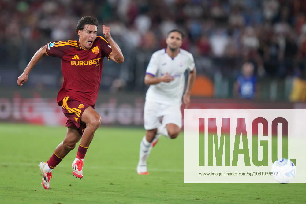 Romas Emanuele Lulli during the Serie A EniLive soccer match between Roma and Fiorentina at the Rome s Olympic stadium, Italy - Monday August 24, 2026 - Soccer ( Photo by Alfredo Falcone LaPresse )
