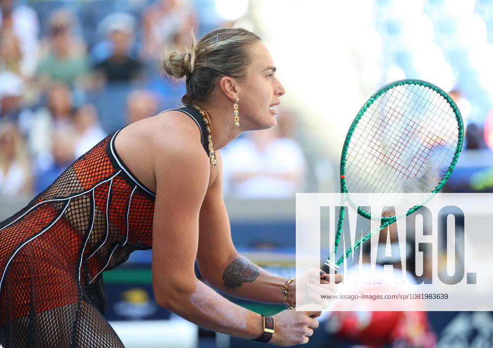 ARYNA SABALENKA during the match mixed doubles round 1 16 final US Open with N. Djokovic (Serbia) against H. Patten (Great Britain) and K. Siniakova (Czech Republic). New York, USA. New York City USA - ZUMAc278 20260825_zsp_c278_005