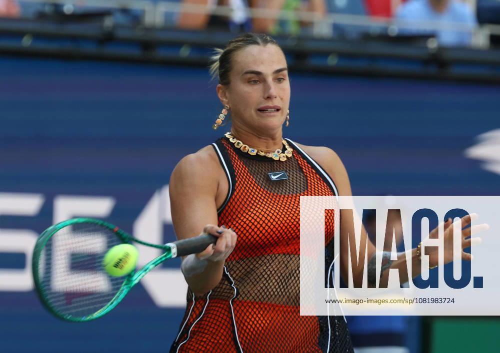 ARYNA SABALENKA during the match mixed doubles round 1 16 final US Open with N. Djokovic (Serbia) against H. Patten (Great Britain) and K. Siniakova (Czech Republic). New York, USA. New York City USA - ZUMAc278 20260825_zsp_c278_010