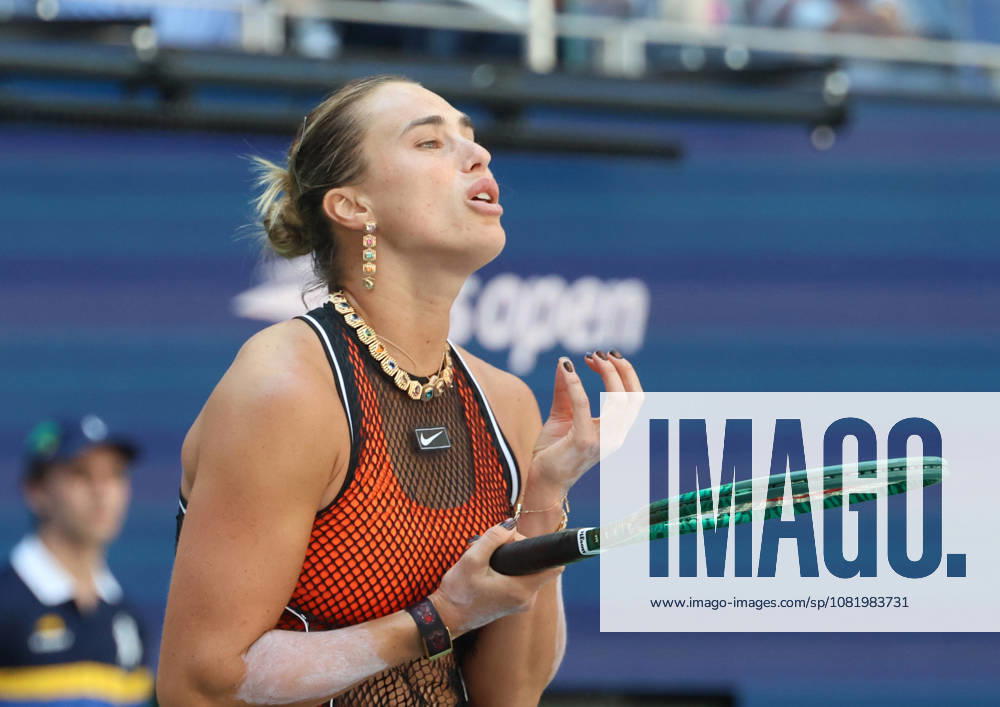 ARYNA SABALENKA during the match mixed doubles round 1 16 final US Open with N. Djokovic (Serbia) against H. Patten (Great Britain) and K. Siniakova (Czech Republic). New York, USA. New York City USA - ZUMAc278 20260825_zsp_c278_012