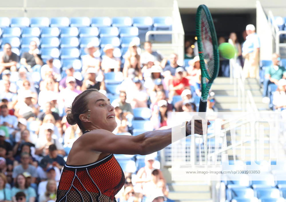 ARYNA SABALENKA during the match mixed doubles round 1 16 final US Open with N. Djokovic (Serbia) against H. Patten (Great Britain) and K. Siniakova (Czech Republic). New York, USA. New York City USA - ZUMAc278 20260825_zsp_c278_025