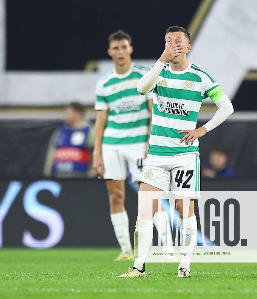 Callum McGregor of Celtic reacts after conceding 5th goal LASK v Celtic, UEFA Champions League, Play Off Round, Second Leg, Football, Raiffeisen Arena, Linz, Austria - 25 Aug 2026Linz Raiffeisen Arena United Kingdom