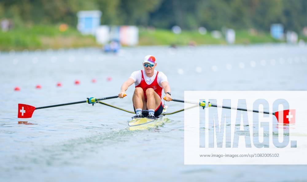 AMSTERDAM - Kai Schaetzle (SUI) in action in the women s single scull parasport event on the third day of the World Rowing Championships at the Bosbaan in the Amsterdam Forest. IRIS VAN DEN BROEK ANP ANPxSportx IVx 566301383 originalFilename: 566301383