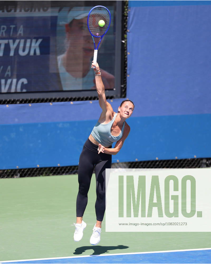 MARTA KOSTYUK of Ukraine during practise session before US Open. New York, USA. Tennis: US Open - Marta Kostyuk - ZUMAc278 20260826_zsp_c278_001
