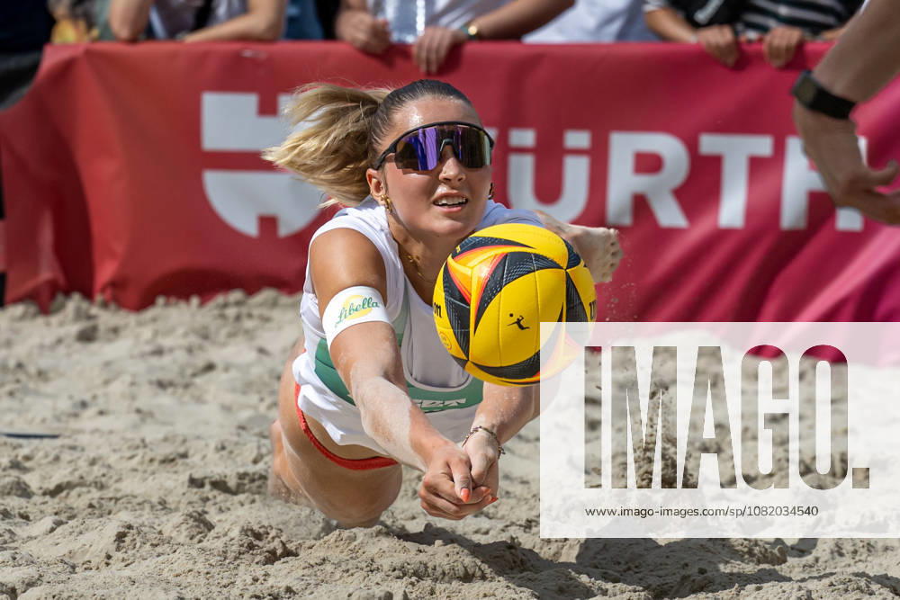 German Beach Championship - Deutsche Beachvolleyball Meisterschaft Dortmund, Germany 27.08.2026 DORTMUND, GERMANY - AUGUST 27: Anna-Chiara Reformat (Player 2, Marzahner VC e.V.) during the German Beach Championship - Deutsche Beachvolleyball Meisterschaft at Dortmund on August 27, 2026 in Dortmund, Germany.