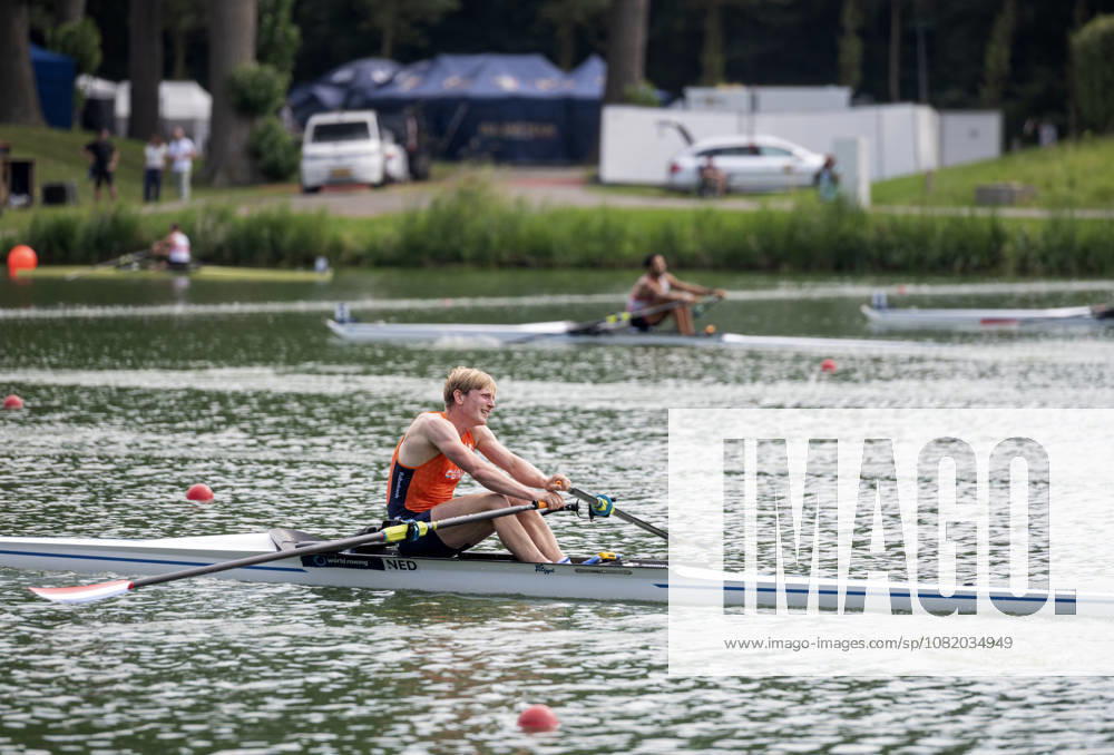 Amsterdam The Netherlands 27th August 2026 2026 World Rowing Championships on the Bosbaan in Amsterdam Lightweight Men s Single Sculls Final B (Final) CORNELUS PALSMA (NED) watersport,