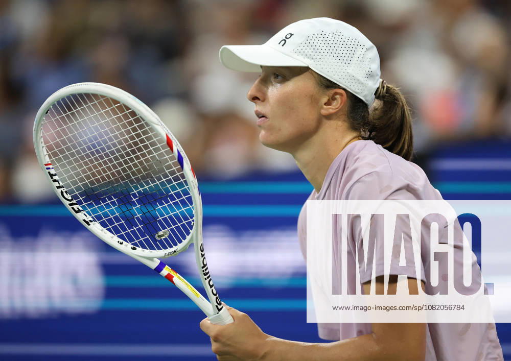 IGA SWIATEK of Poland during practise session before US Open. New York, USA. Tennis: US Open - Iga Swiatek - ZUMAc278 20260827_zsp_c278_024