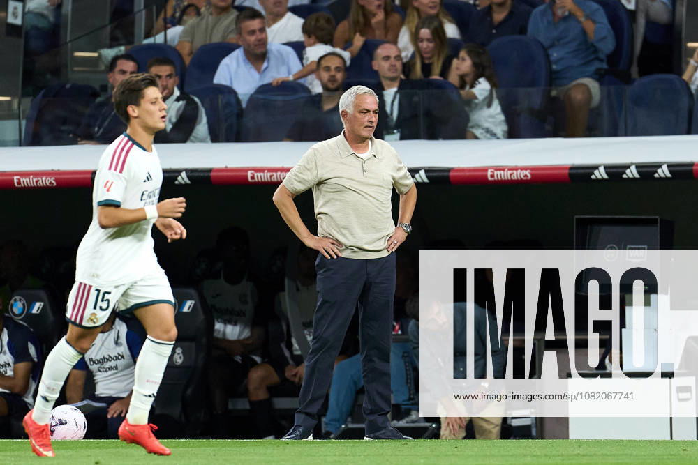 Jose Mourinho head coach of Real Madrid CF during the La Liga EA match between Real Madrid CF and Real Sociedad de Futbol at Bernabeu Stadium, on August 26, 2026. - 26 08 2026 - Spain Madrid Madrid - LGMx Pictorium LePictorium_0339643
