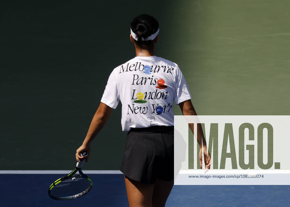 Alexandra Eala of the Philippines practices on Louis Armstrong Stadium at the 2026 US Open Tennis Championship at the USTA Billie Jean King National Tennis Center in New York City on Friday, August 28, 2026. NYP20260828152 JOHNxANGELILLO