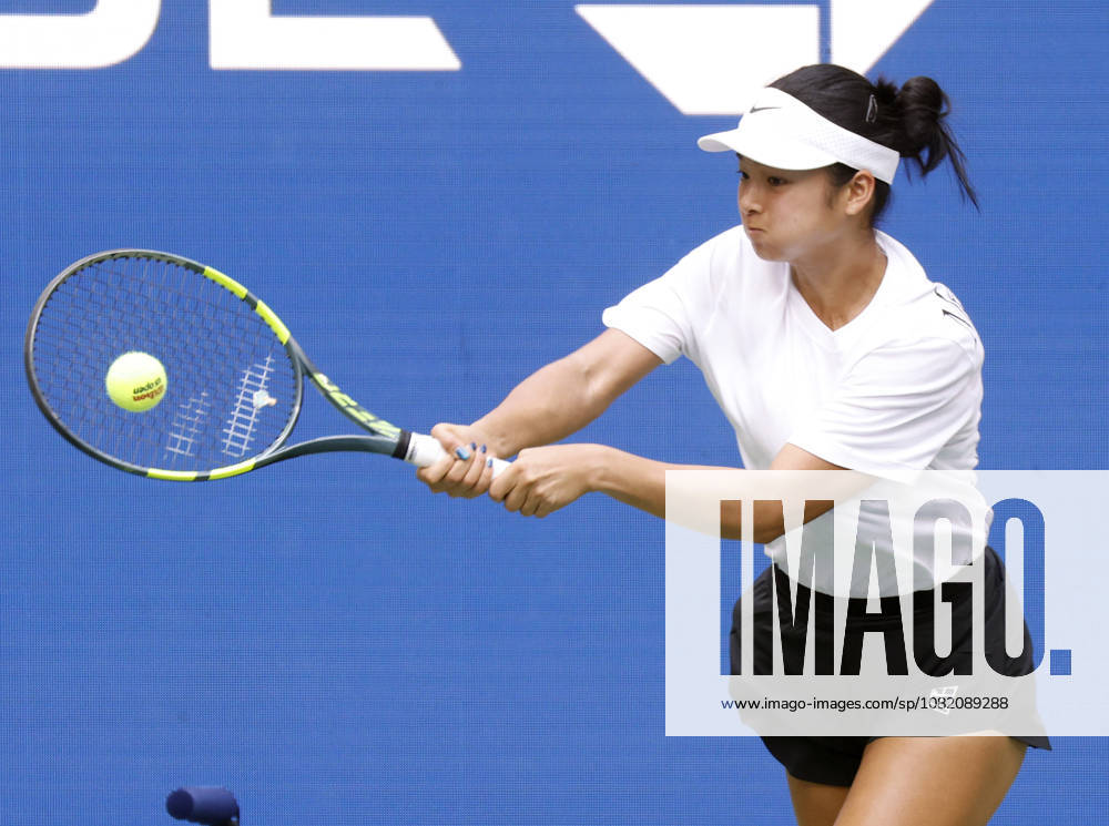 Alexandra Eala of the Philippines practices on Louis Armstrong Stadium at the 2026 US Open Tennis Championship at the USTA Billie Jean King National Tennis Center in New York City on Friday, August 28, 2026. NYP20260828153 JOHNxANGELILLO
