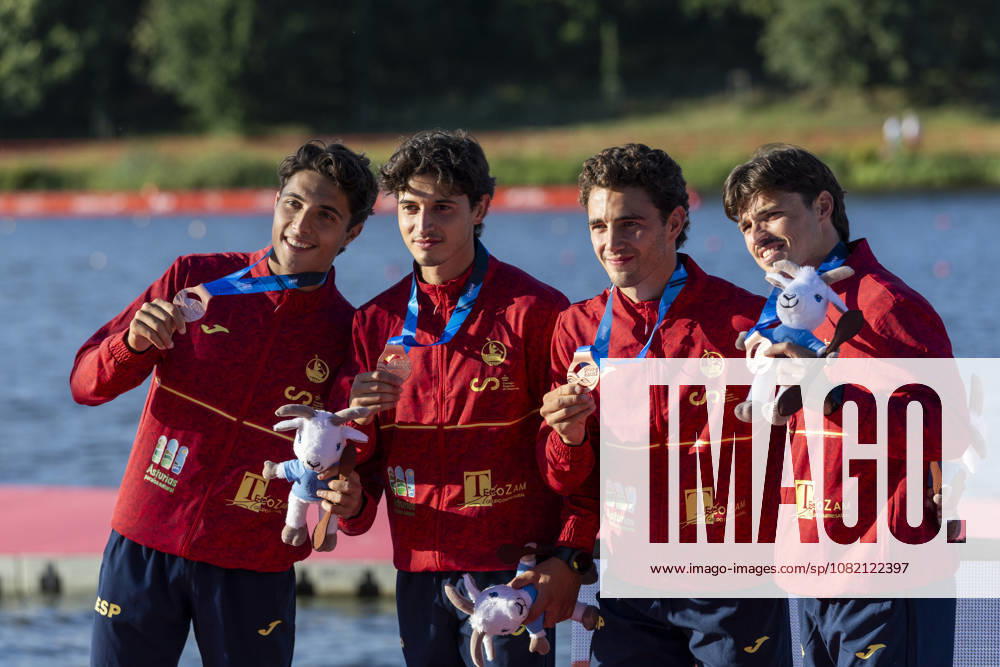 ICF Canoe Sprint and Paracanoe World Championships Cayetano Ignacio Garcia, Pablo Martinez, Manuel Fonta, Diego Dominguez during ICF Canoe Sprint and Paracanoe World Championships 2026 in Poznan,Poland on August 29, 2026 Poznan Poland