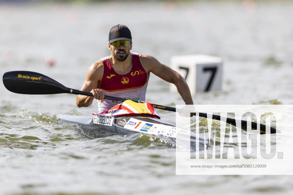 ICF Canoe Sprint and Paracanoe World Championships Francisco Cubelos during K1 Men 1000m - Final B at the ICF Canoe Sprint and Paracanoe World Championships 2026 in Poznan,Poland on August 29, 2026 Poznan Poland