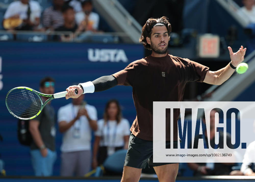 Carlos Alcaraz, Training, Practice, US Open Championships, Billie Jean King National Tennis Center, Flushing Meadows, New York, USA .