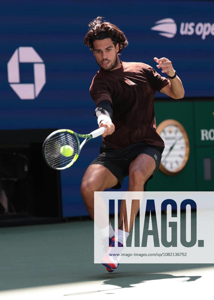 Carlos Alcaraz, Training, Practice, US Open Championships, Billie Jean King National Tennis Center, Flushing Meadows, New York, USA .