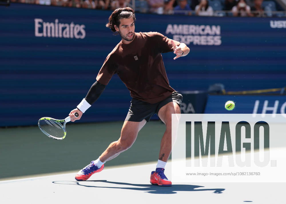 Carlos Alcaraz, Training, Practice, US Open Championships, Billie Jean King National Tennis Center, Flushing Meadows, New York, USA .
